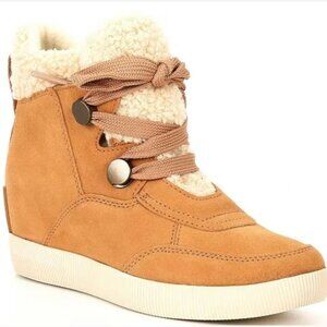 Sorel Out N About Cozy Faux Shearling, Size 7-NEW
